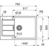 Zlewozmywak Sirius 2.0 S2D 611-78 XL