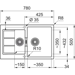 Zlewozmywak Sirius 2.0 S2D 651-78