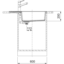 Zlewozmywak Sirius 2.0 Slim S2D 611-78 XL