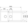 Zlewozmywak Orion OID 651-100