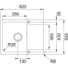 Zlewozmywak Orion OID 611-62