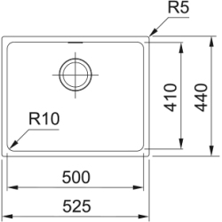 Zlewozmywak Sirius SID 110-50