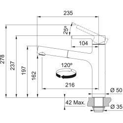 Bateria kuchenna Centro pull-out