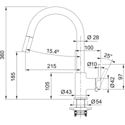 Bateria kuchenna Lina pull-out