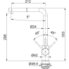 Bateria kuchenna Sirius L Side pull-out