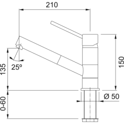 Bateria kuchenna Sirius Top pull-out