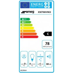 PODSZAFKOWY OKAP TELESKOPOWY SMEG KSET66VNE2