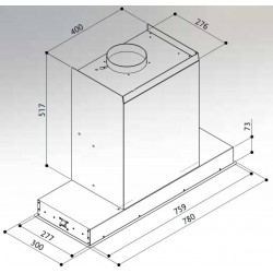 Faber Hava inox do zabudowy kod rabatowy - 15%