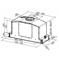 Faber In-Light EV8+inox do zabudowy KL kod rabatowy - 15%