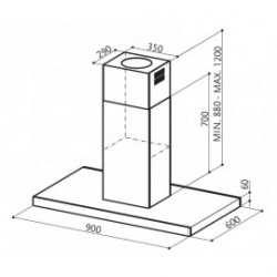 Faber Stilo Isola inox wyspowy RB (Remote Blower) kod rabatowy -15%