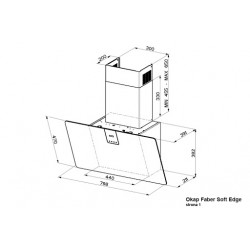 Faber Soft Edge czarny matowy przyścienny kod rabatowy - 15%