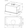 Amica OMP 6555BG czarny do zabudowy