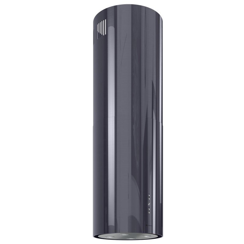 Okap wyspowy Globalo Cylindro Isola 39.5 Titanium tuba
