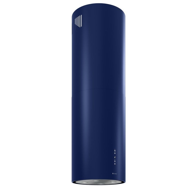 Okap wyspowy Globalo Cylindro Isola 39.6 Blue tuba