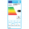 Okap wyspowy Globalo Cylindro Isola 39.6 Blue tuba