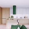 Okap wyspowy Globalo Cylindro Isola 39.6 Green tuba