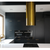 Okap wyspowy Globalo Cylindro Isola 39.5 Gold tuba