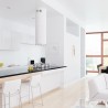 Okap wyspowy Globalo Cylindro Isola 39.5 White biały tuba