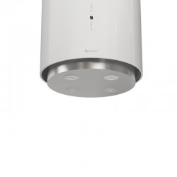 Okap wyspowy Globalo Cylindro Isola 39.5 White biały tuba