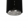 Okap wyspowy Globalo Cylindro Isola 39.5 Black czarny tuba