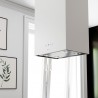 Okap wyspowy Globalo Toredo Isola 40.5 White biały