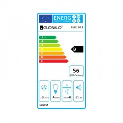 Okap do zabudowy Globalo Retio 60.1 Inox