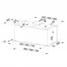 Okap do zabudowy Globalo Hadario 80.2 Inox